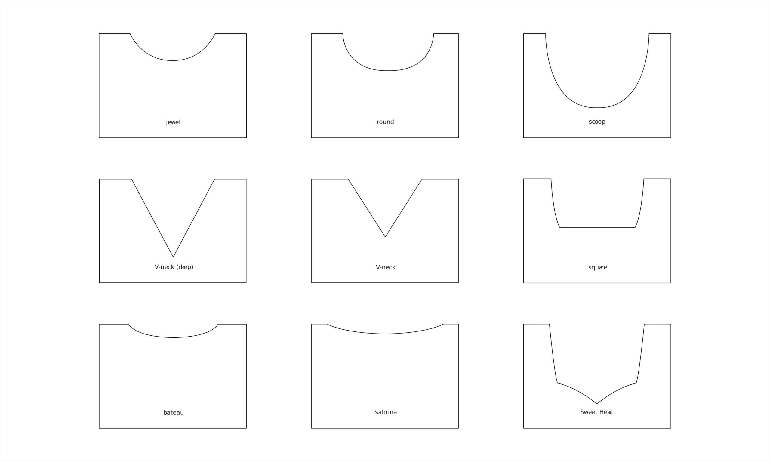 Neckline Options